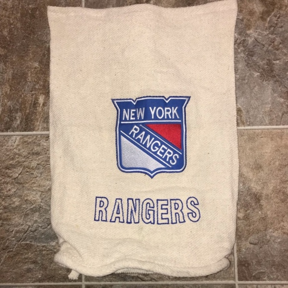 NY Rangers Cotton Backpack Gear Bag